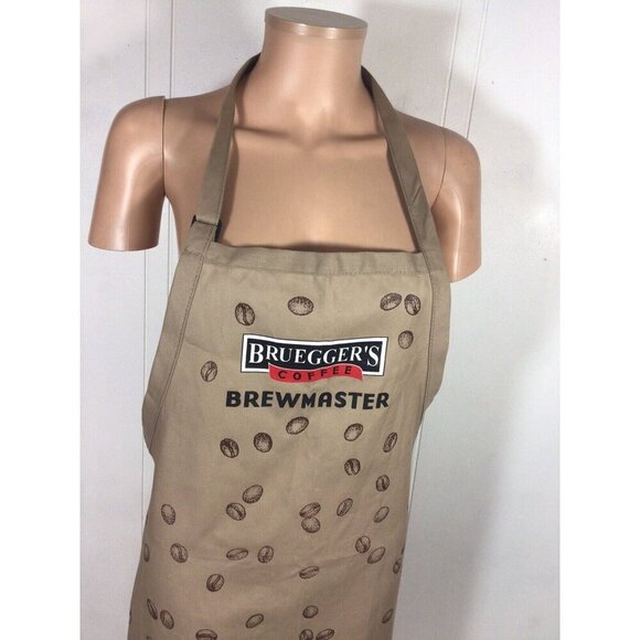 Brueggers Coffee Apron Adjustable Neck Tie Back New - Picture 2 of 4